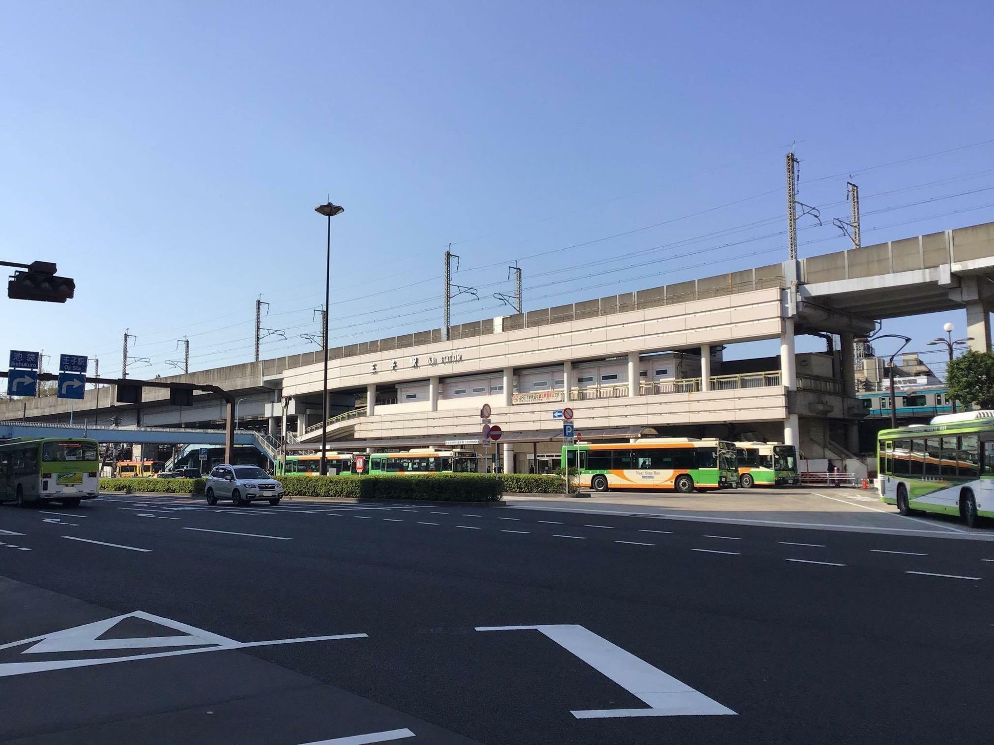 JR王子駅（撮影2020年7月）