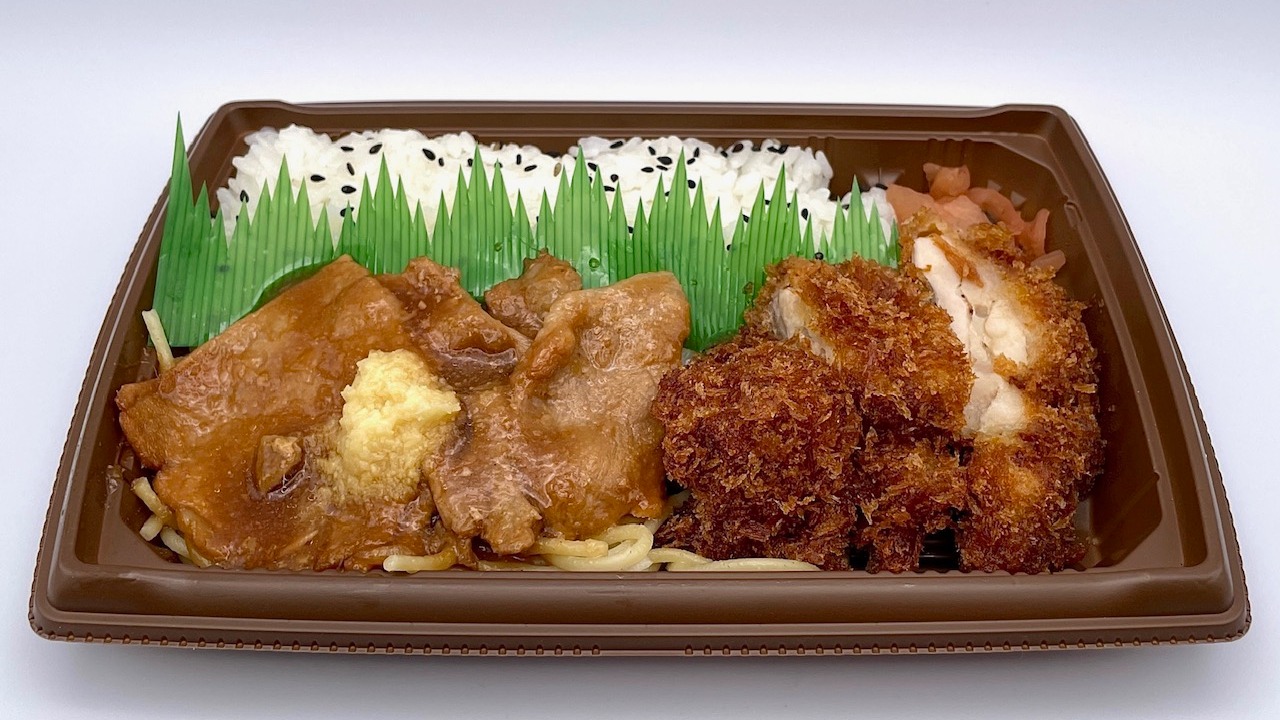 セブンの500円弁当「チキンカツ＆生姜焼き」を食べてみた感想
