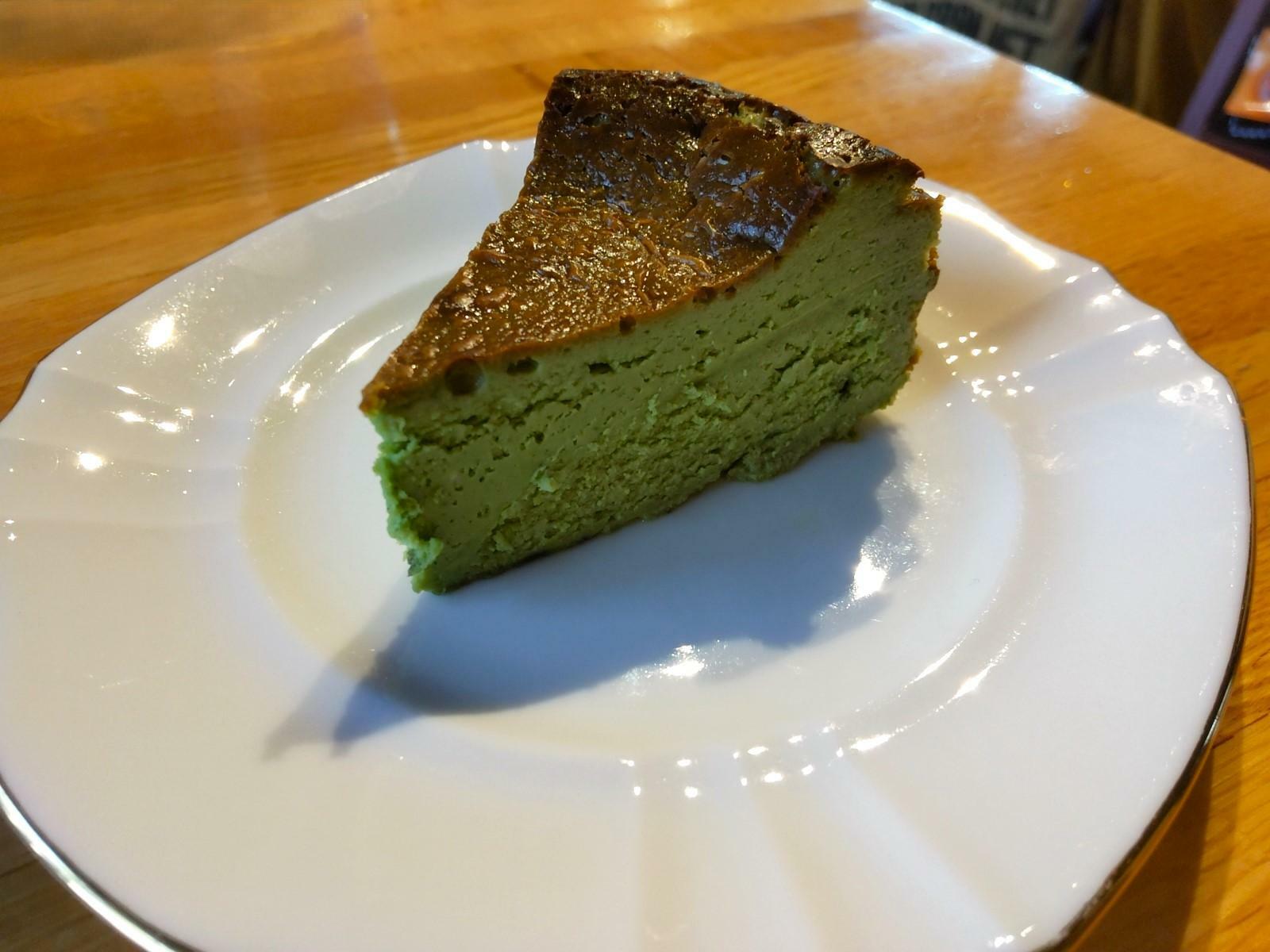 抹茶のチーズケーキ