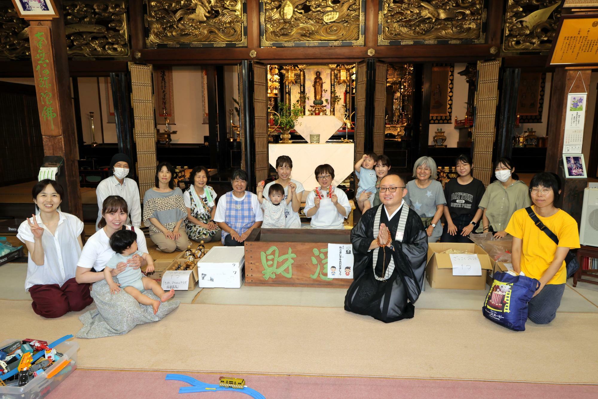 ボランティアさん・顔出しOKの参加者さん・副住職