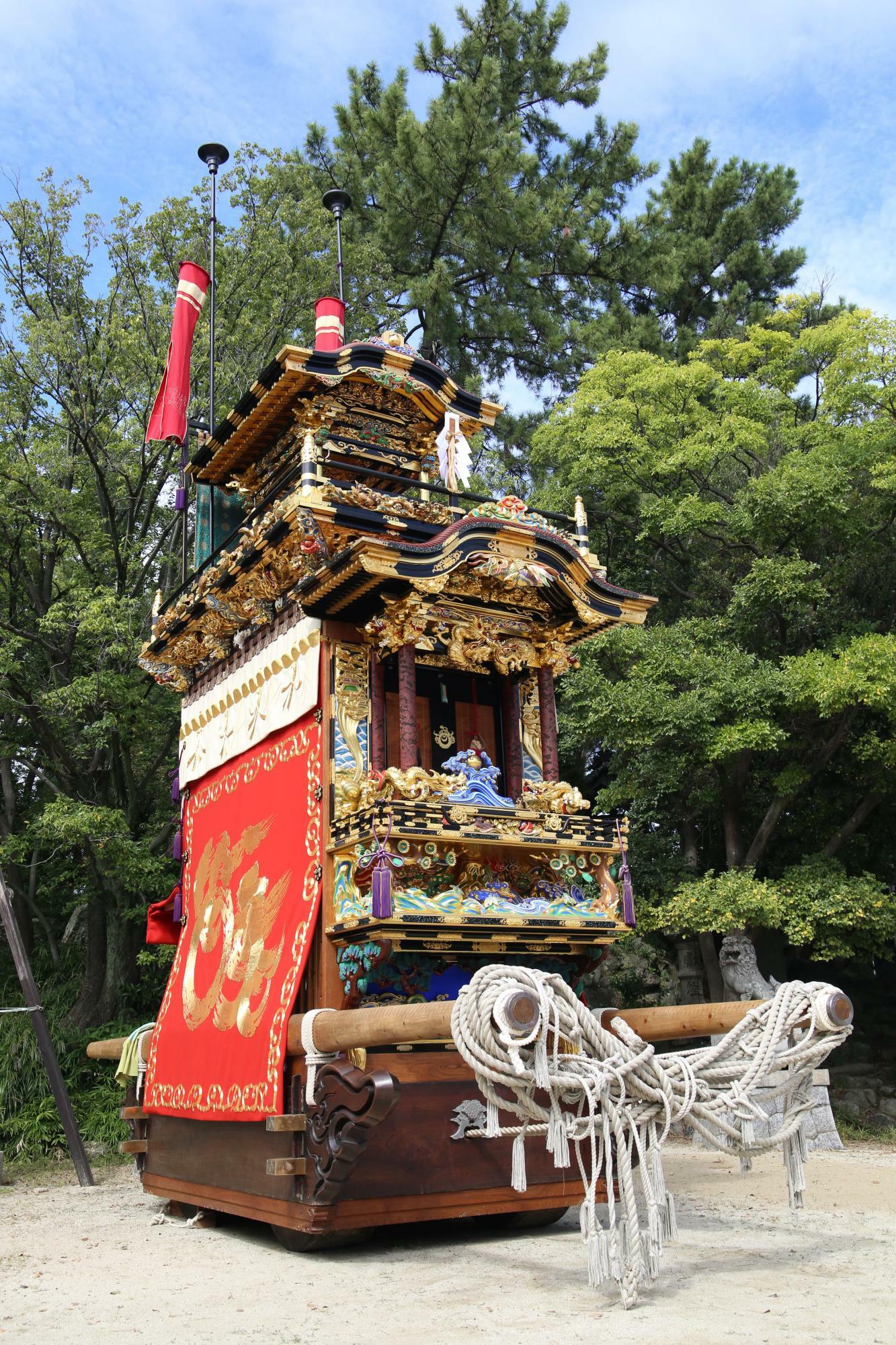 鶴ヶ崎山車保存会より提供