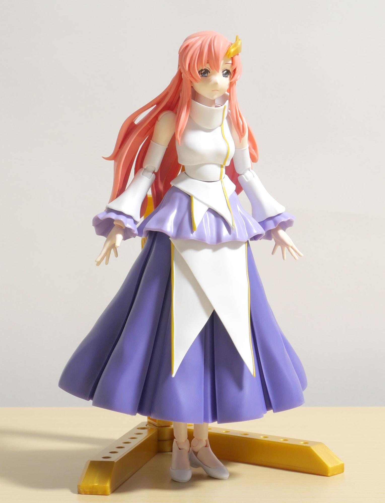 ガンダ厶 seed シード ラクス・クライン プリーツスカート グラビアンスキー スカート短すぎんか？プラモオリジナルギミックを搭載した真正