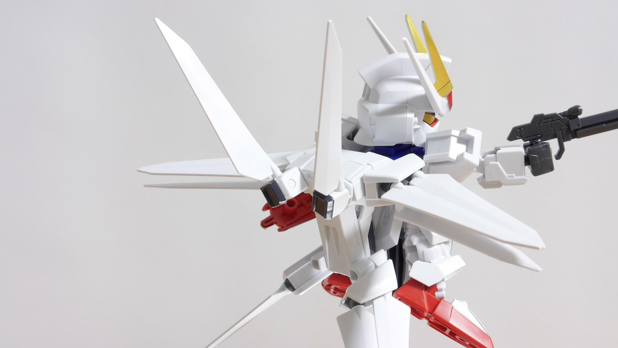 「SDEXスタンダード No.002 エールストライクガンダム」に装着した例