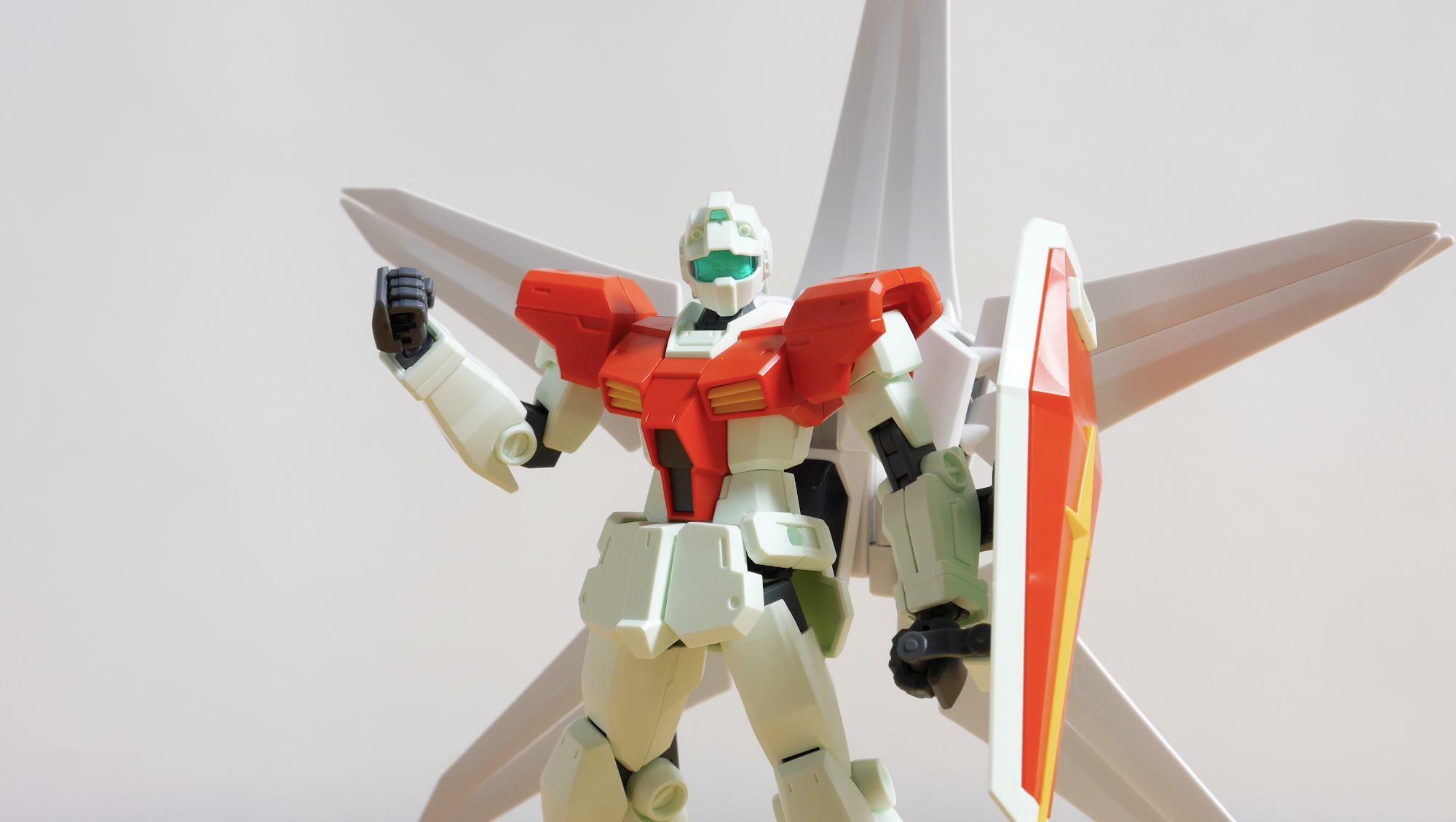 「HGBF 1/144 GM/GM（ジムジム）」に装着した例