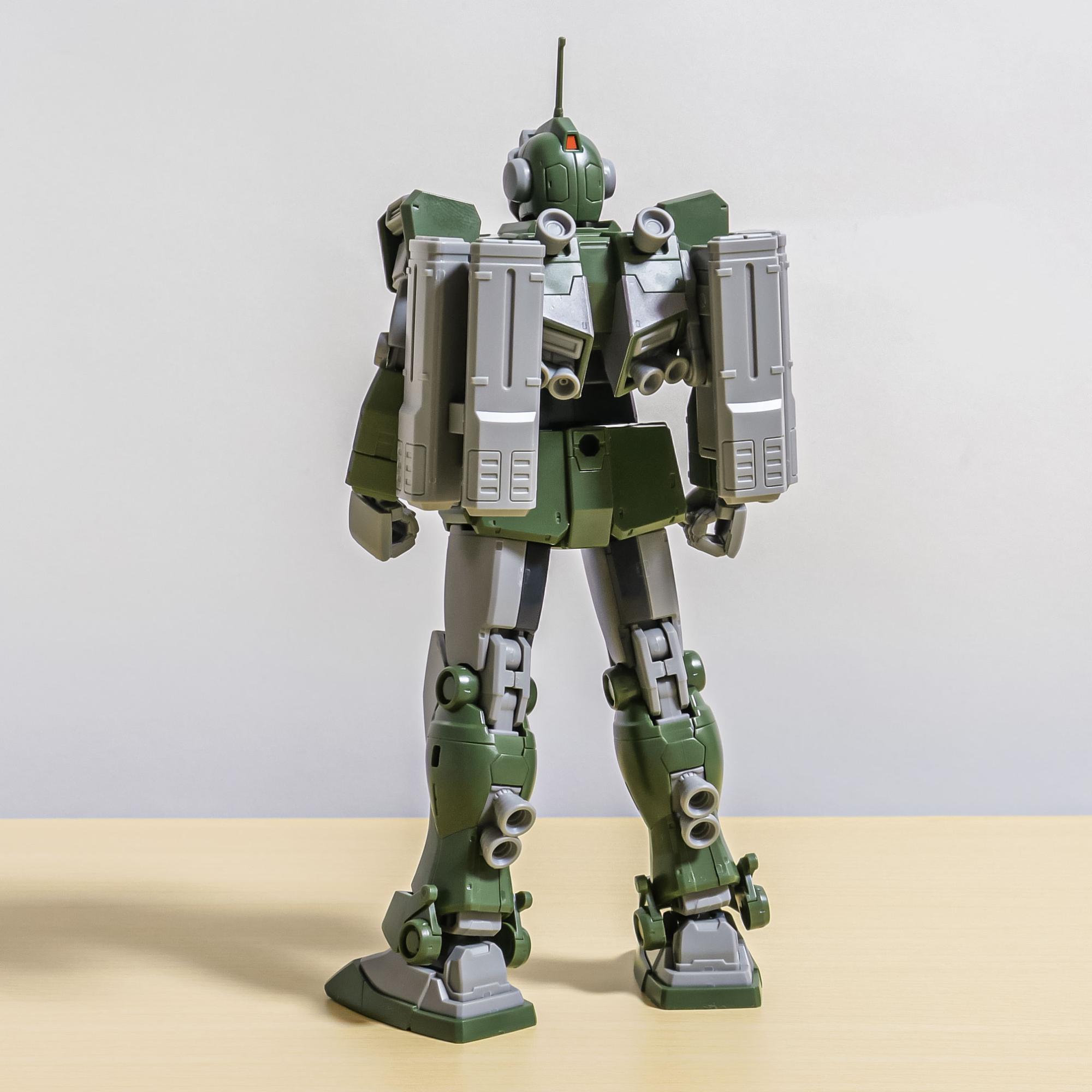素組み工程】やられメカ「ジム」をエース仕様にしたカスタム機