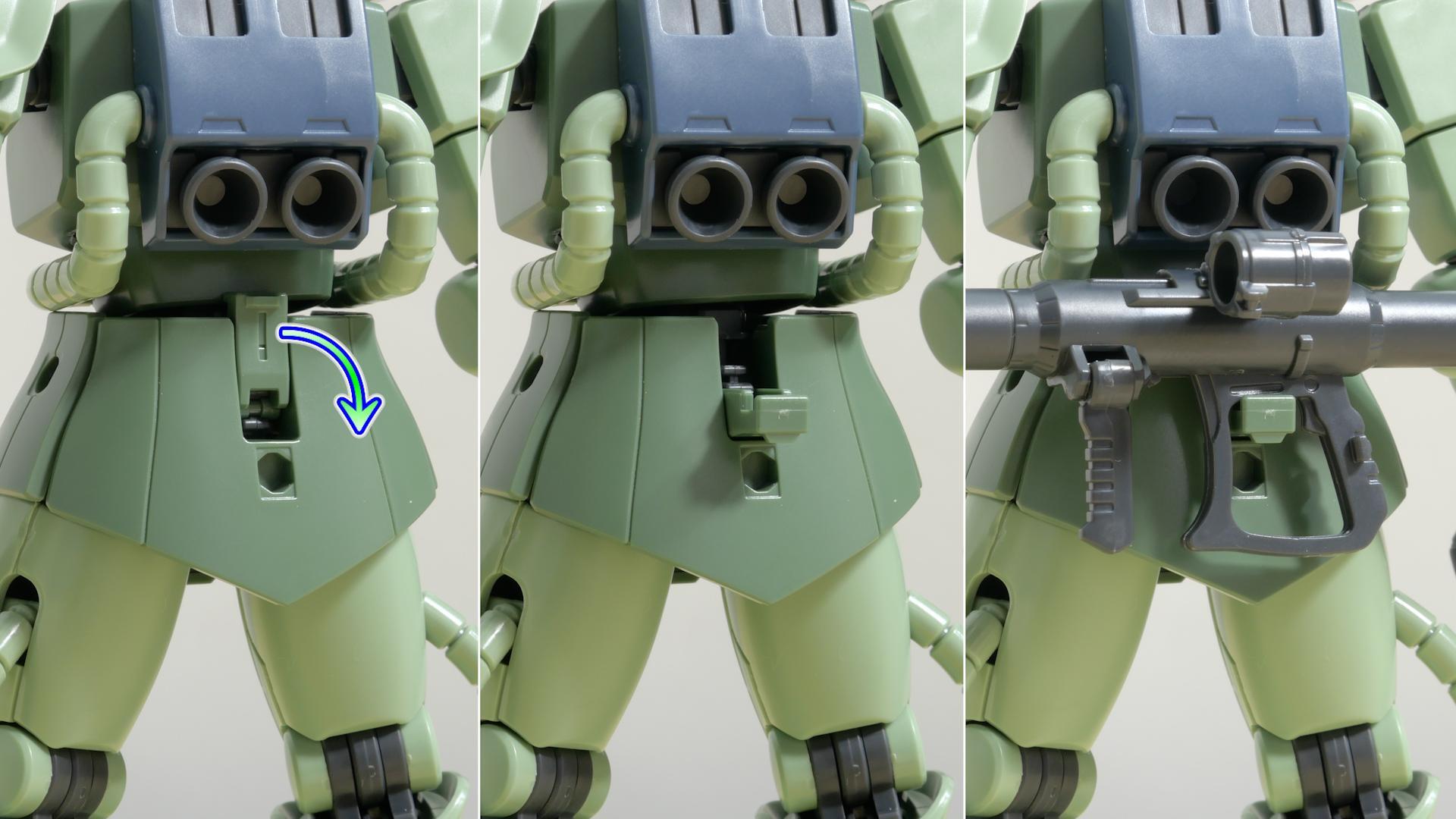 MSE・ザクⅡ　比較確認用 歴代ザクと比べてみよう！どれもいいね！ MS-06S ZAKU II HGUC 1