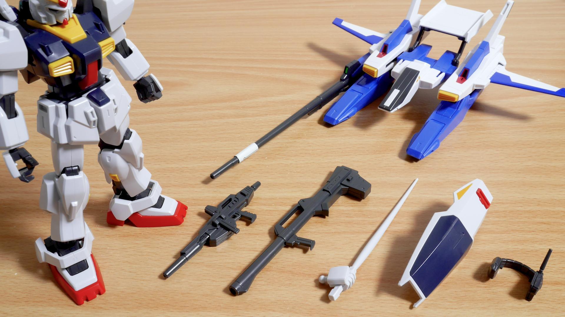 プレバン/Gディフェンサー（素組品）＋RGティターンズ版MarkII付き プレバン/Gディフェンサー（素組品）＋RGティターンズ版MarkII