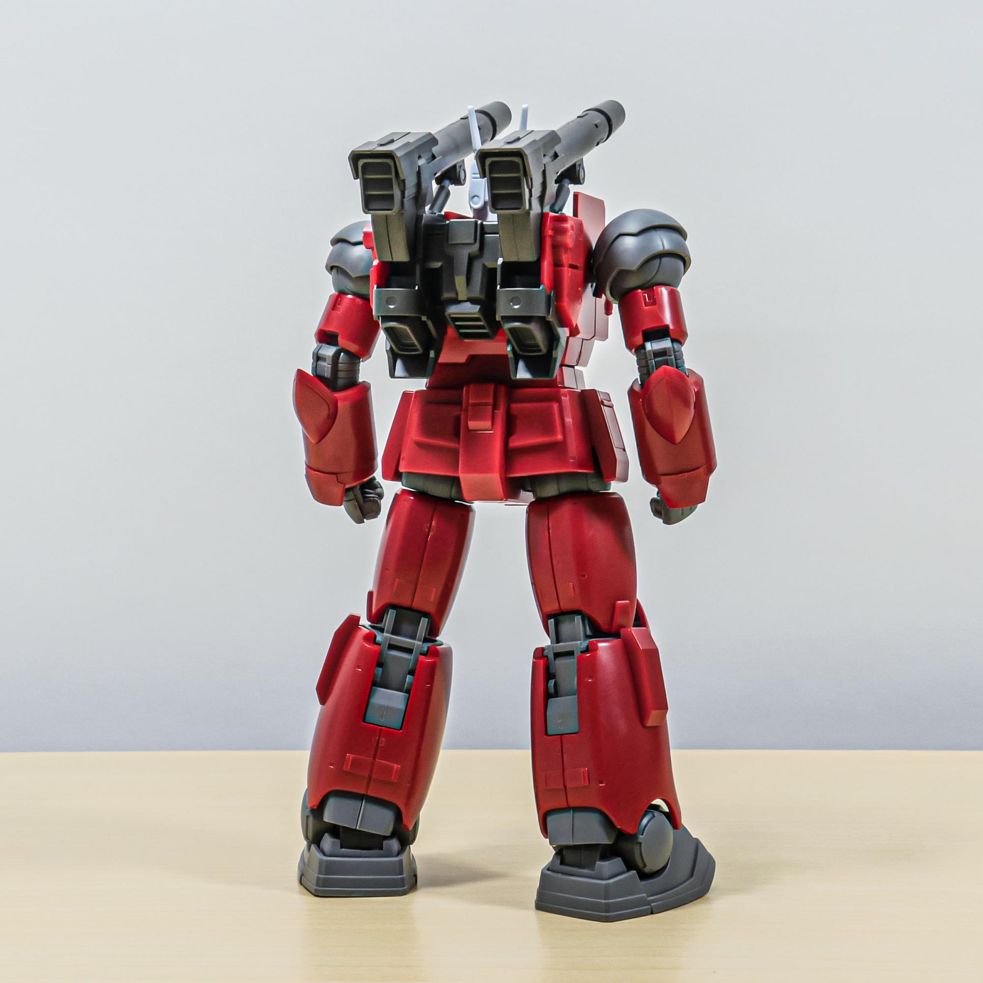 HG ガンキャノン（最初期型２体）オリジン版組み立て済み 7月再販】換装ギミックで2つの姿を楽しめる！オリジン版のガン