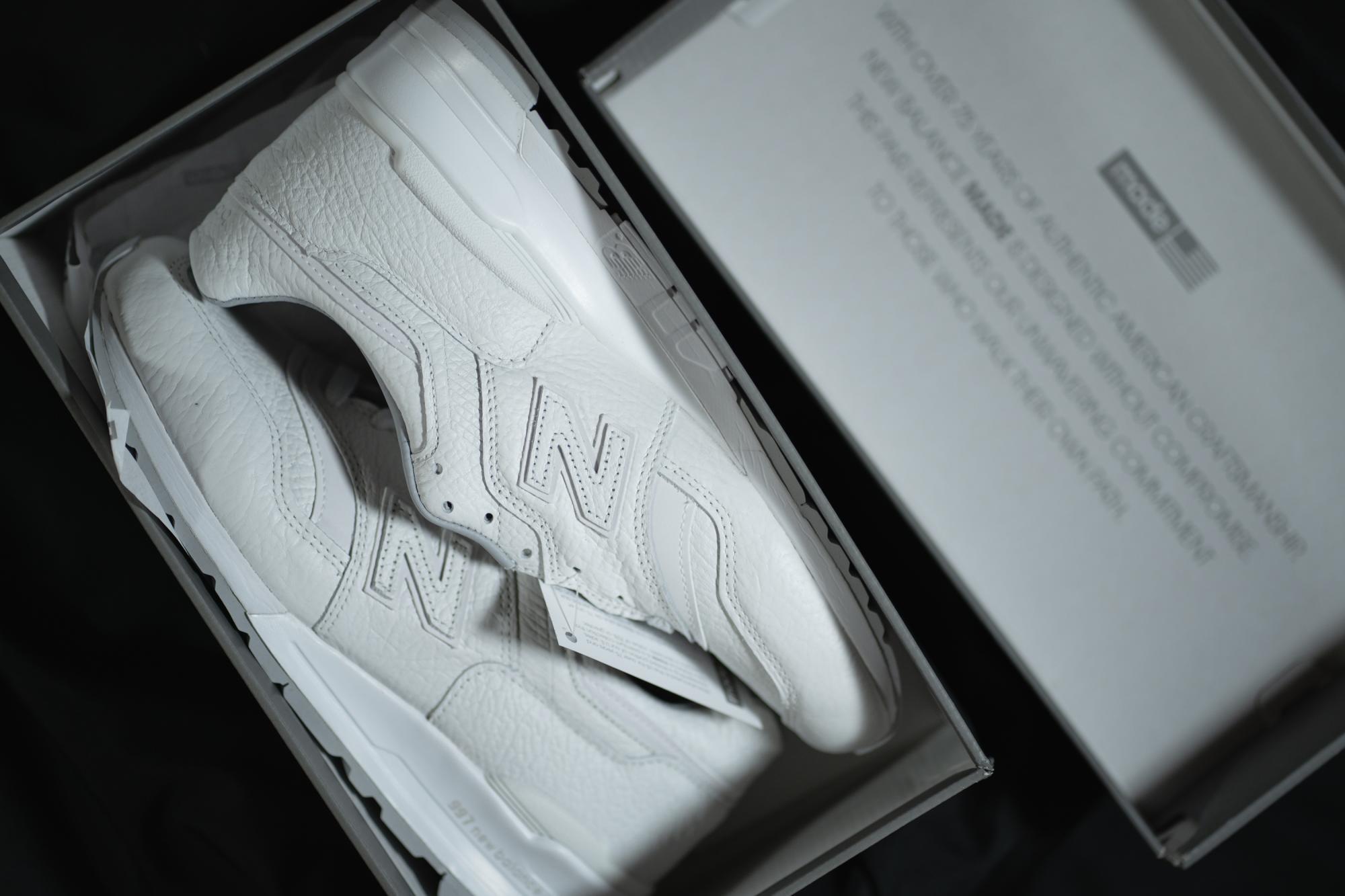 New balance ☆ MS997RI ホワイトレザー New Balance 997S 'White Saffiano Leather' MS997RI