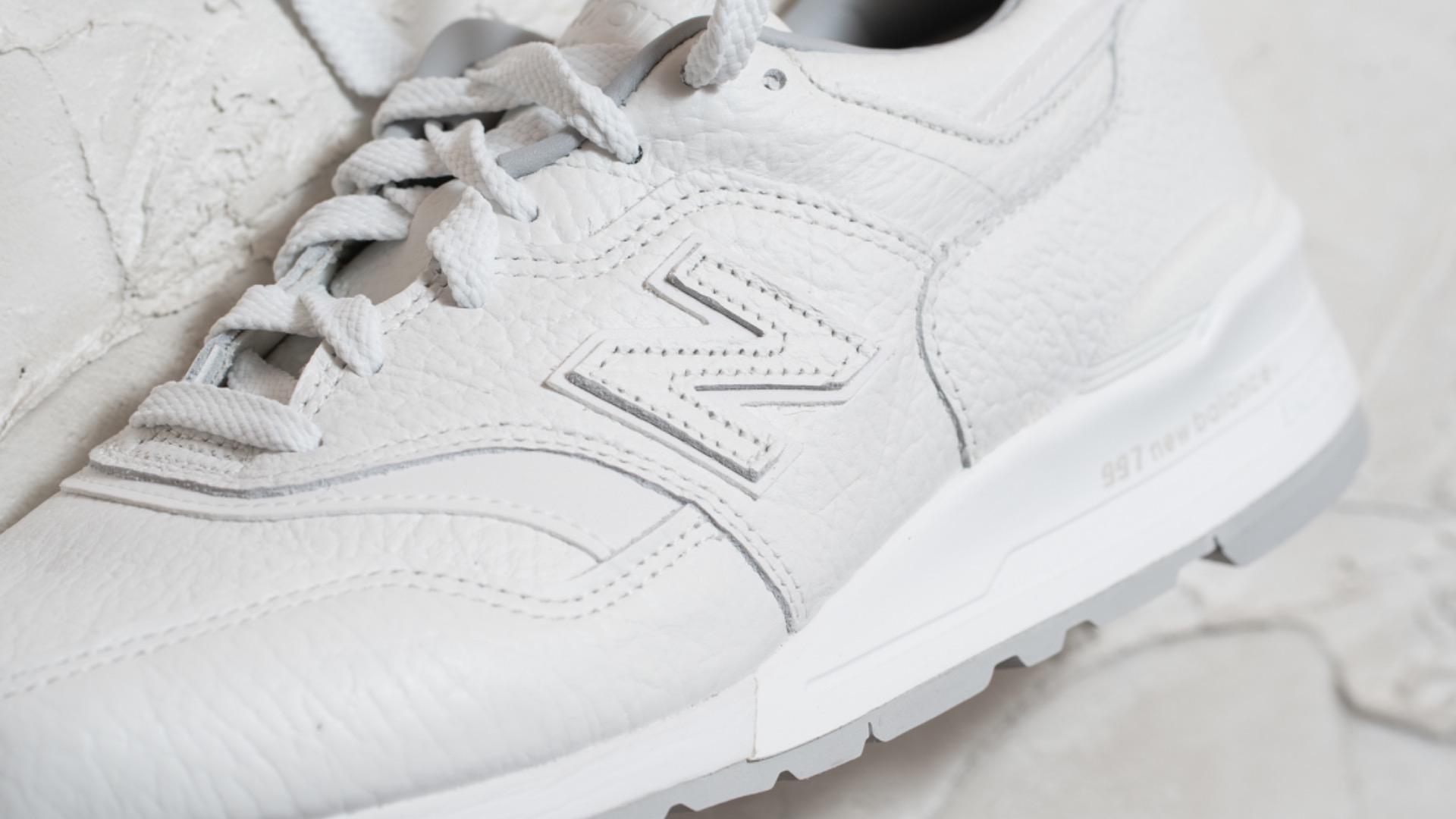 New balance ☆ MS997RI ホワイトレザー New Balance 997 Made in USA|白一色で魅せる上質レザーの大人