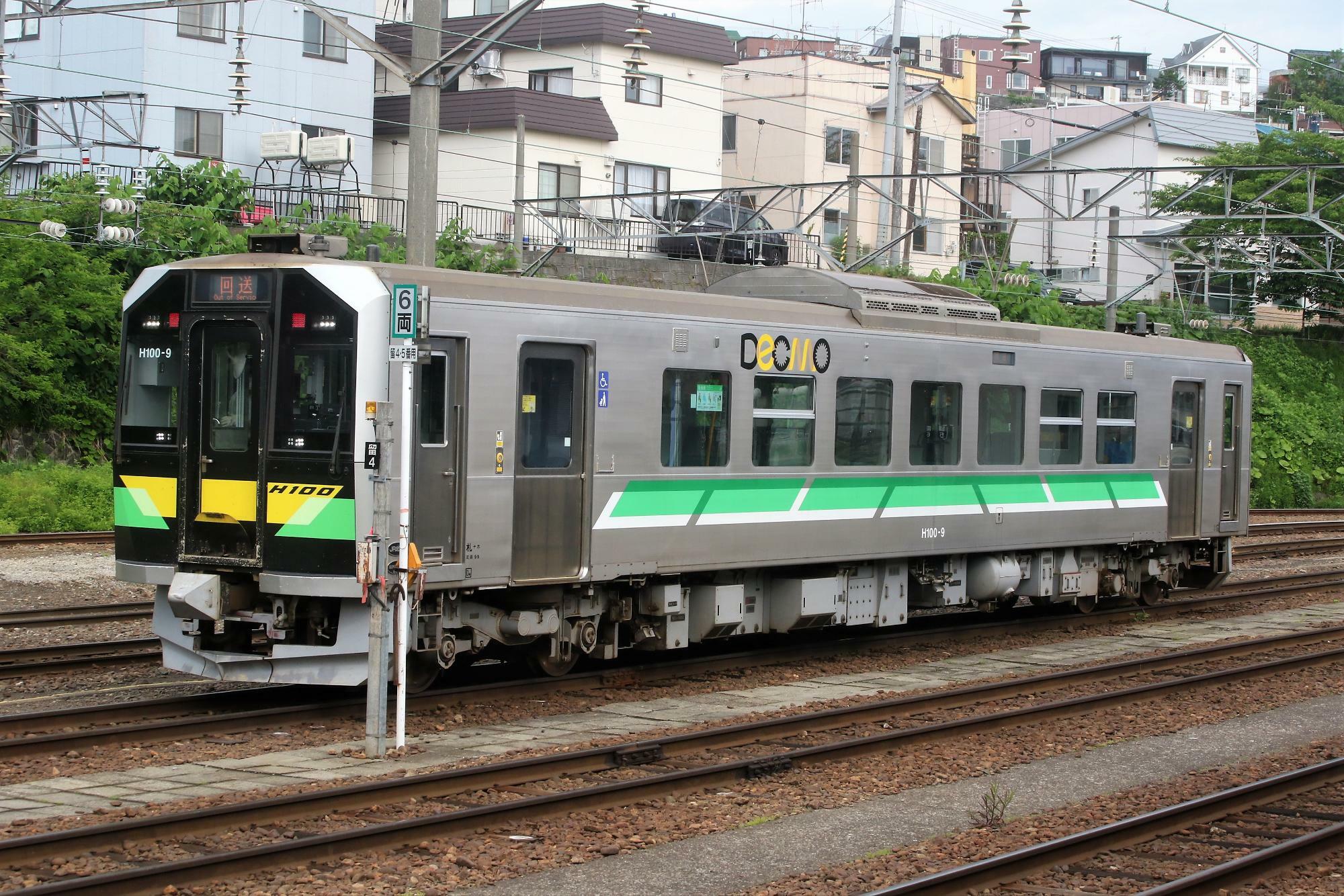 H100形気動車(小樽駅で撮影)