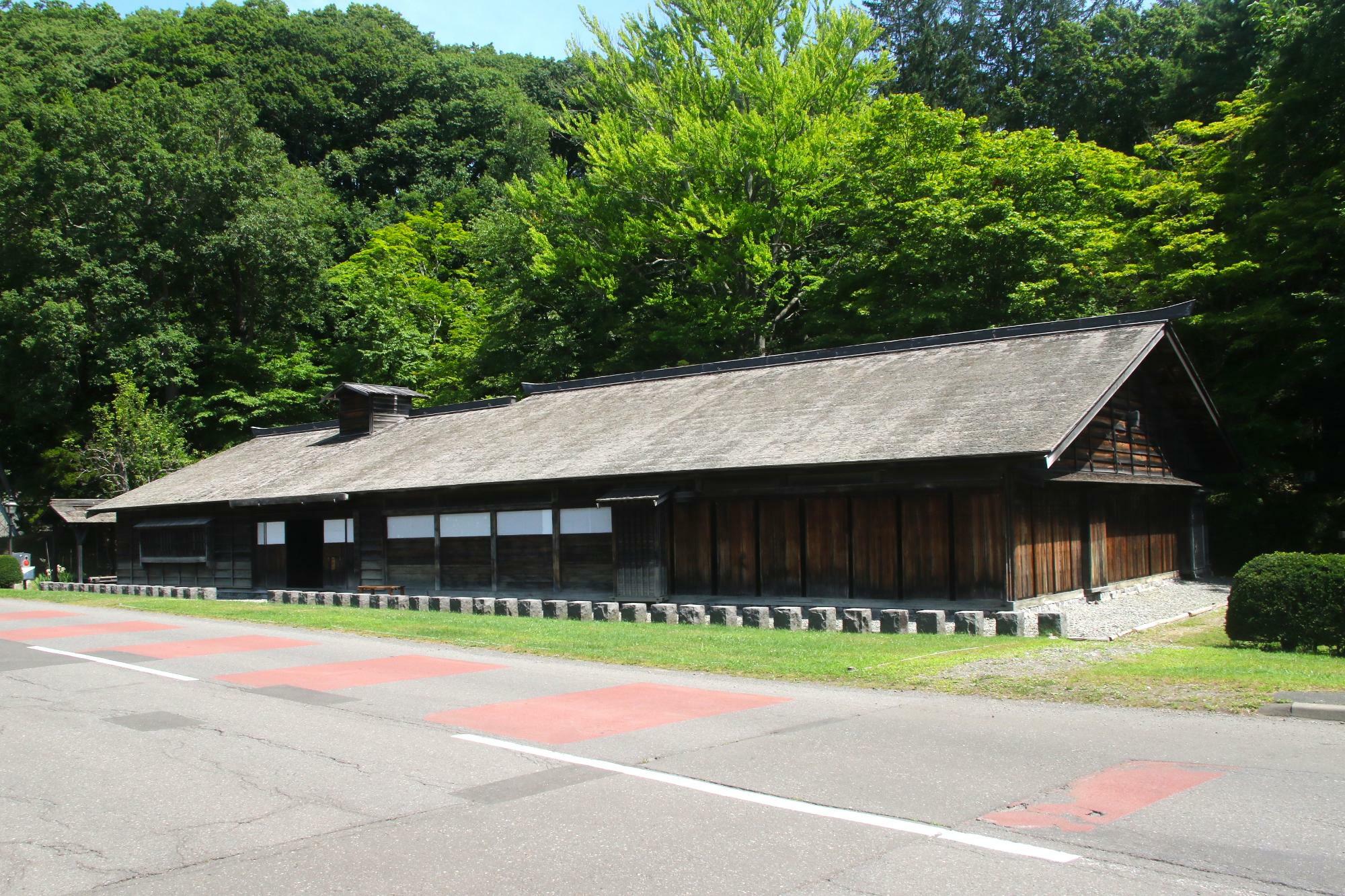 旧島松駅逓所(2023年8月撮影)