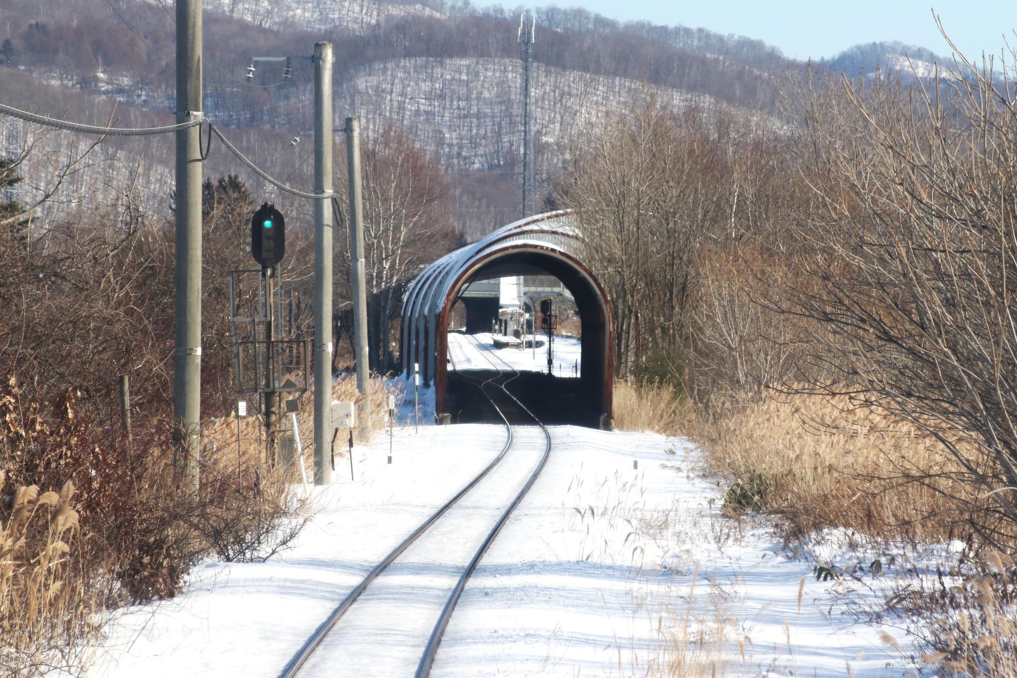 川端駅追分側入口