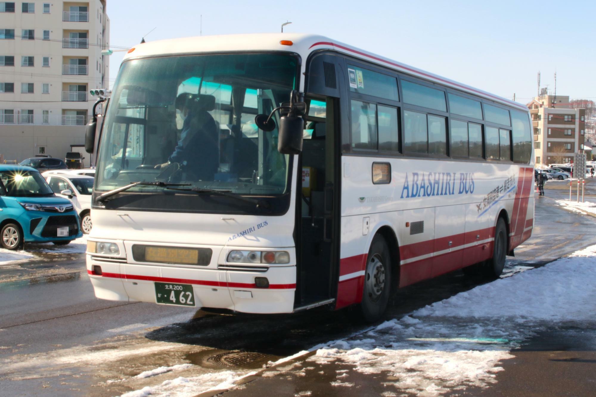 網走市内ー女満別空港連絡バスが砕氷船シーズンは延長運転