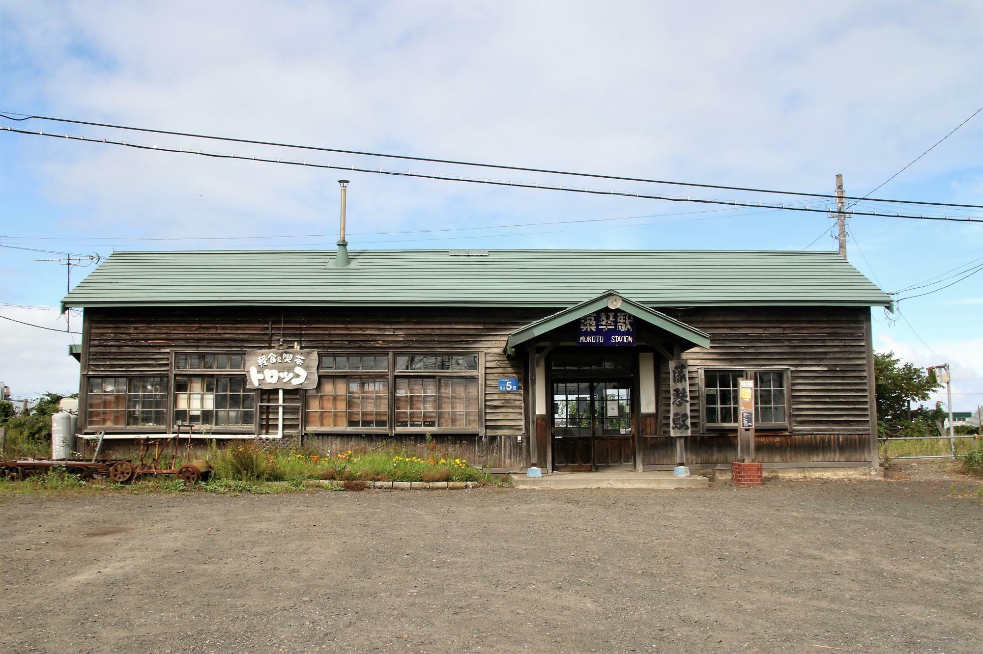 藻琴駅駅舎(2023年9月撮影)