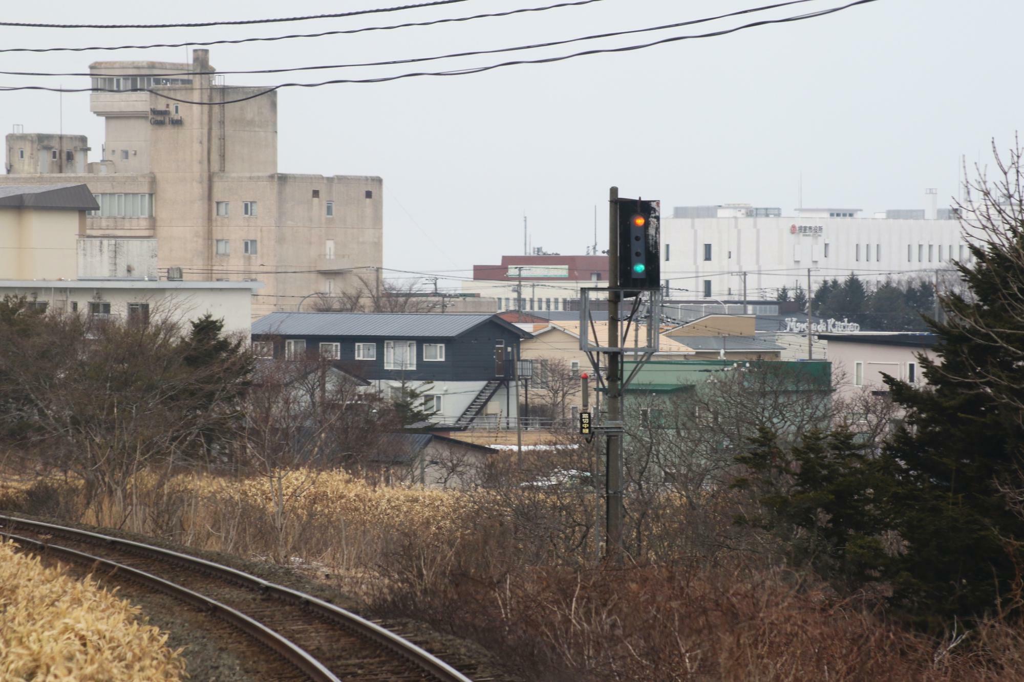 日本最東端の鉄道信号機