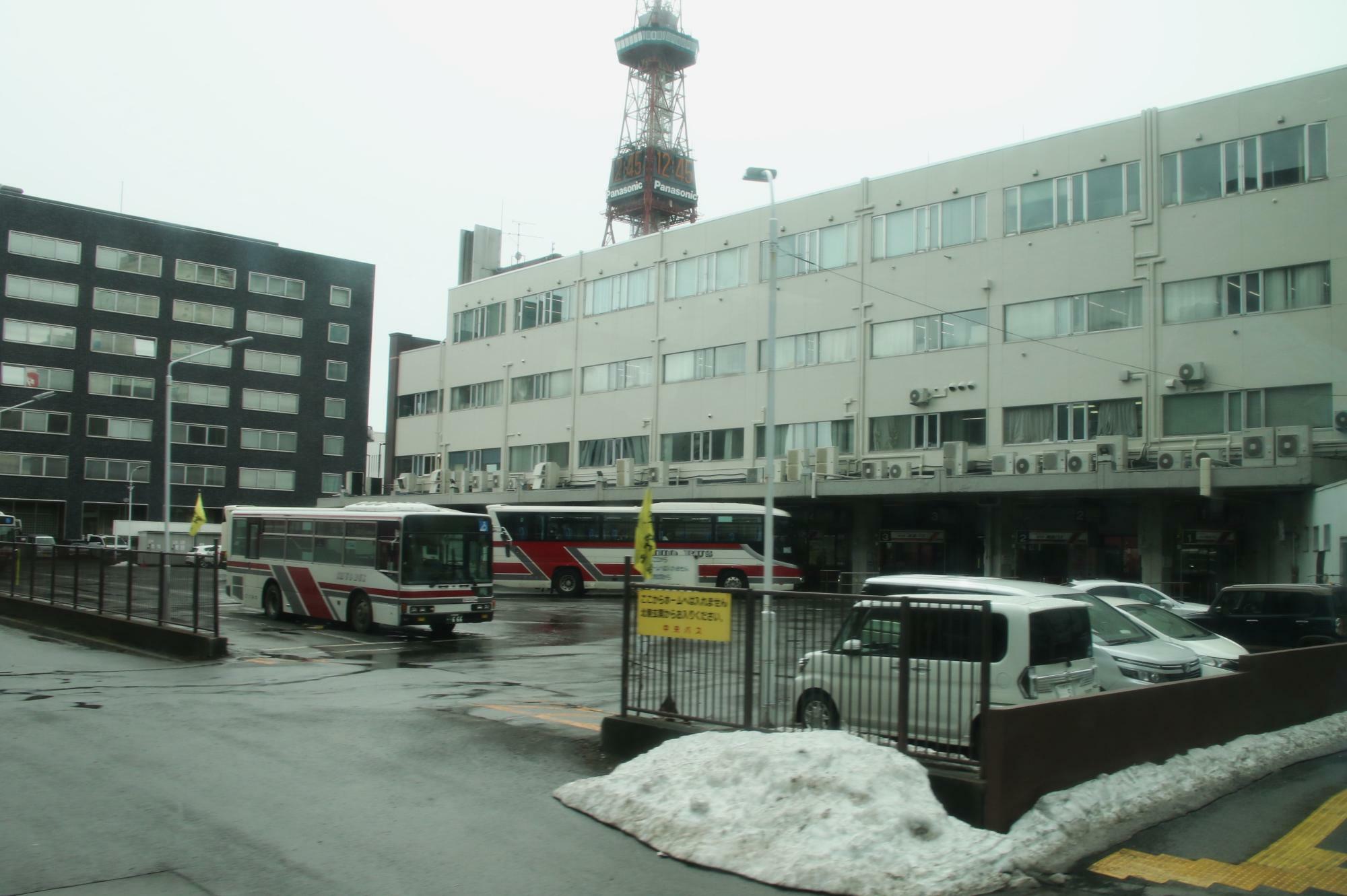 紋別行きが発車する中央バス札幌ターミナルには入らない