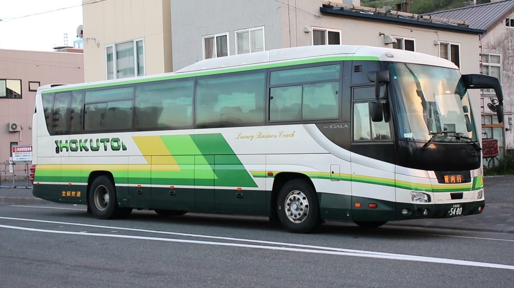 北都交通運行車両(稚内駅前で撮影)