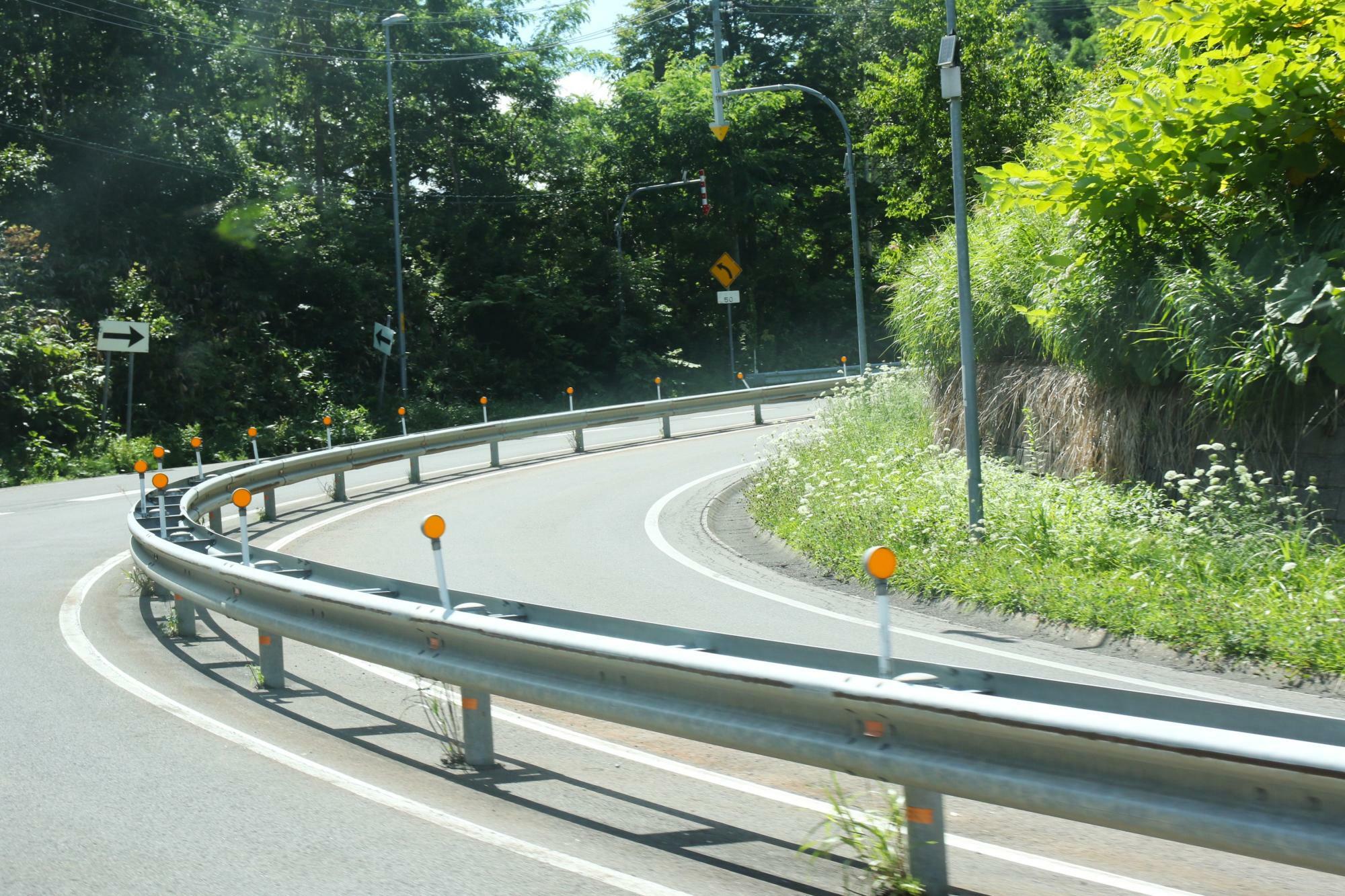 美国を出てすぐに登板車線を進む