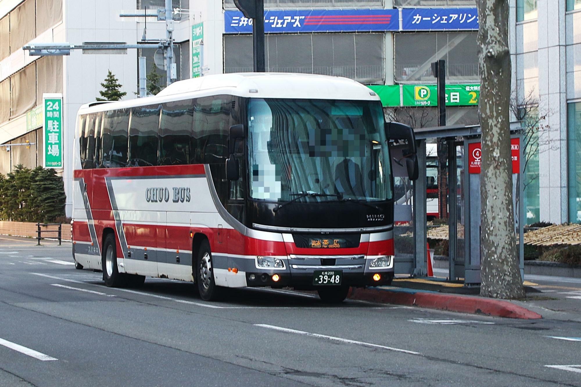 北海道中央バス・ポテトライナー(札幌駅前で撮影)