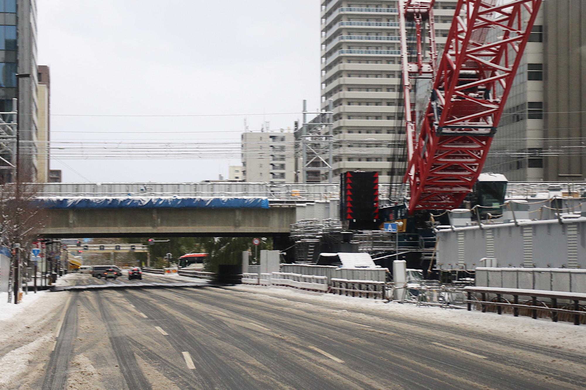 国道5号(石狩街道)を北上