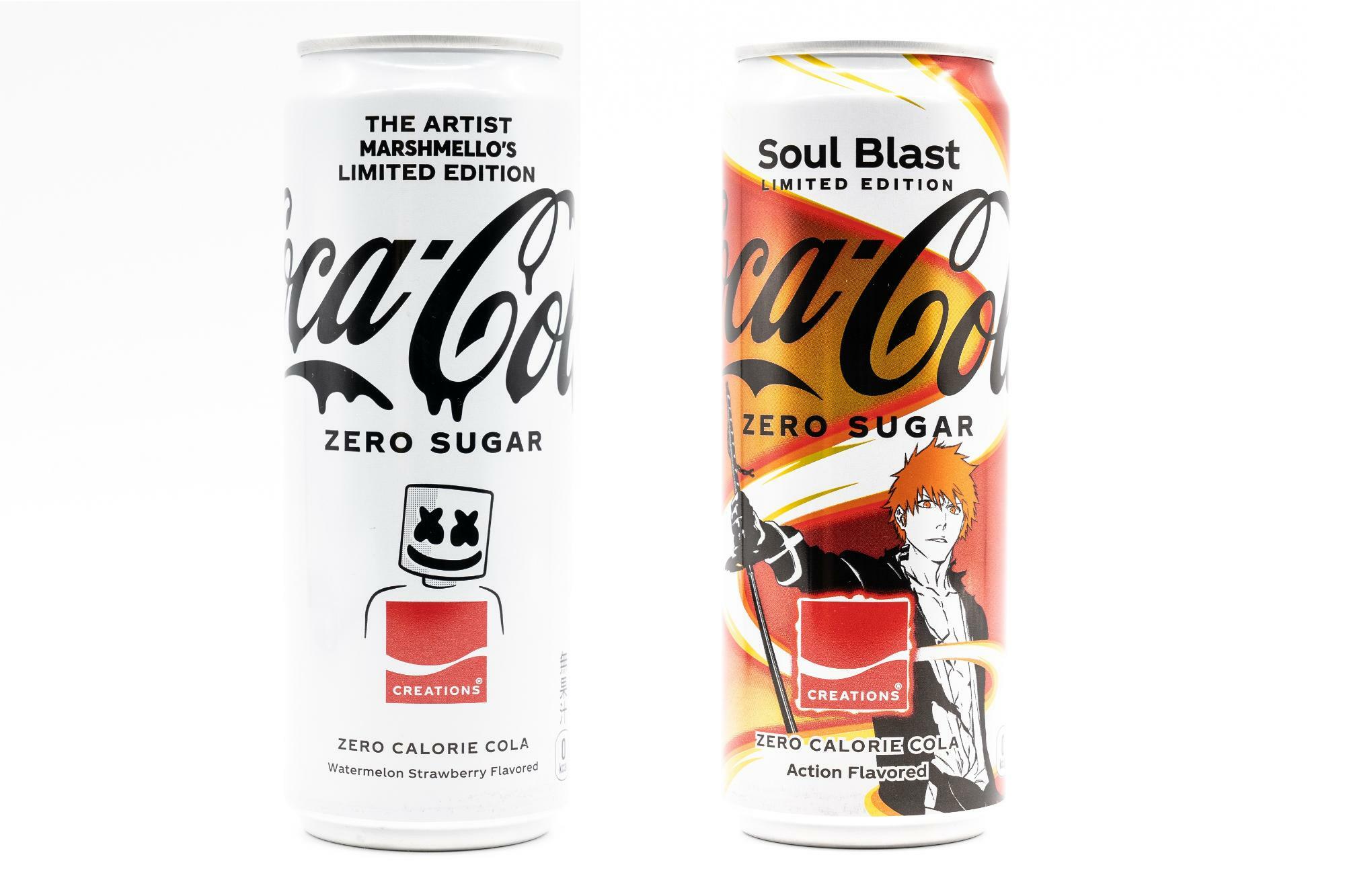 日本で発売されたCoca-Cola Creationsの2種
