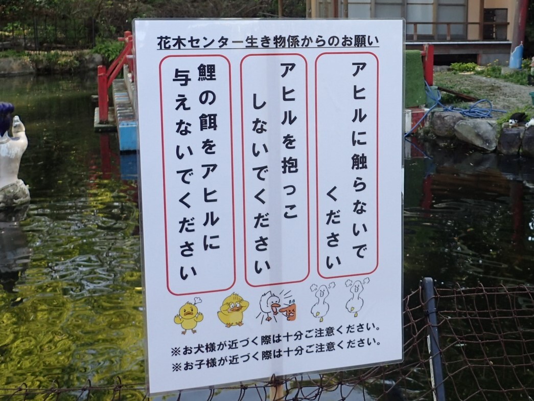 花木センター生き物係からのお願い