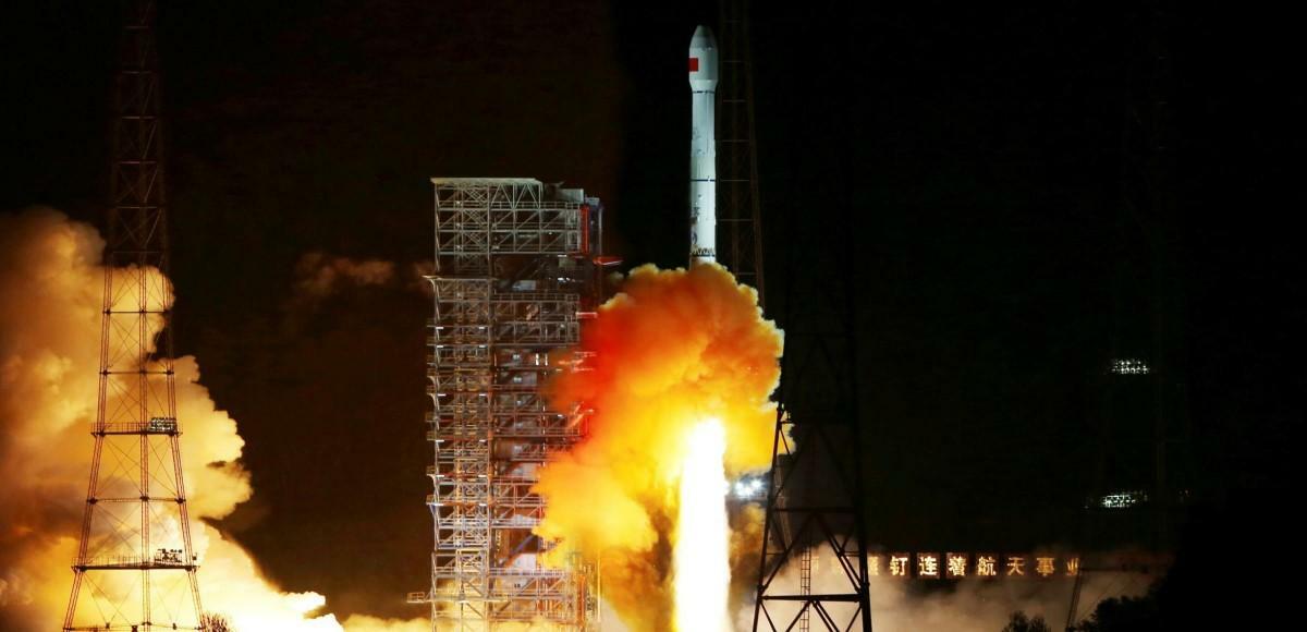 2014年に打ち上げられた長征3Cロケット©CNSA