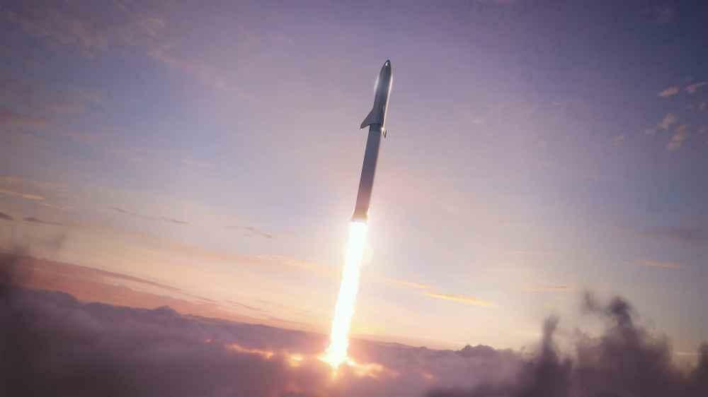 スターシップの打ち上げイメージ図©SpaceX