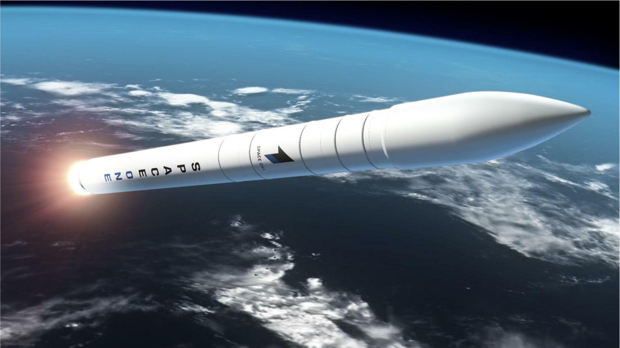 カイロスロケットの打ち上げイメージ図©スペースワン