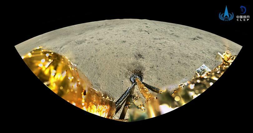 着陸に成功した嫦娥6号からの画像 出典:CNSA