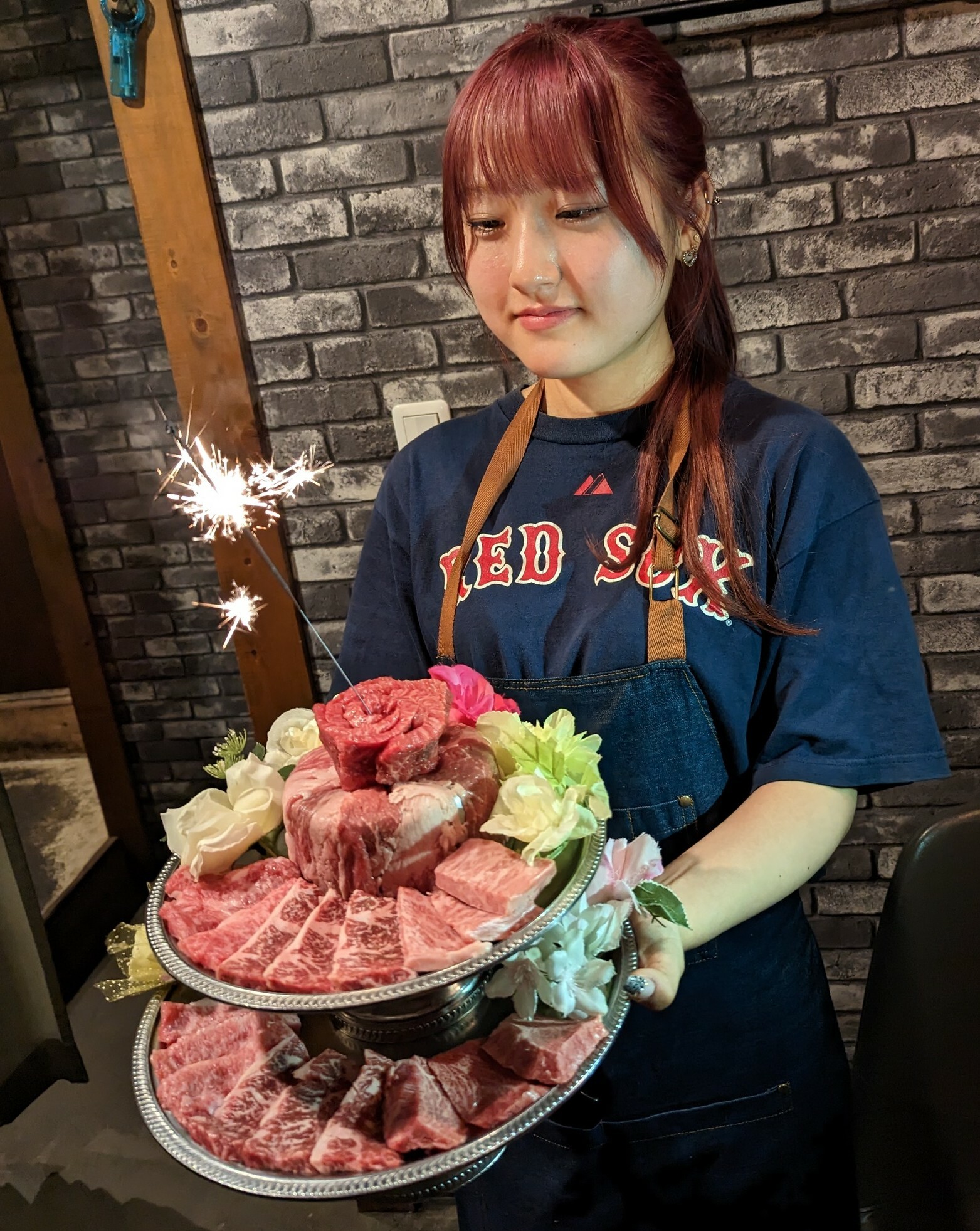 肉ケーキ単品 3000円 2段肉ケーキ6000円