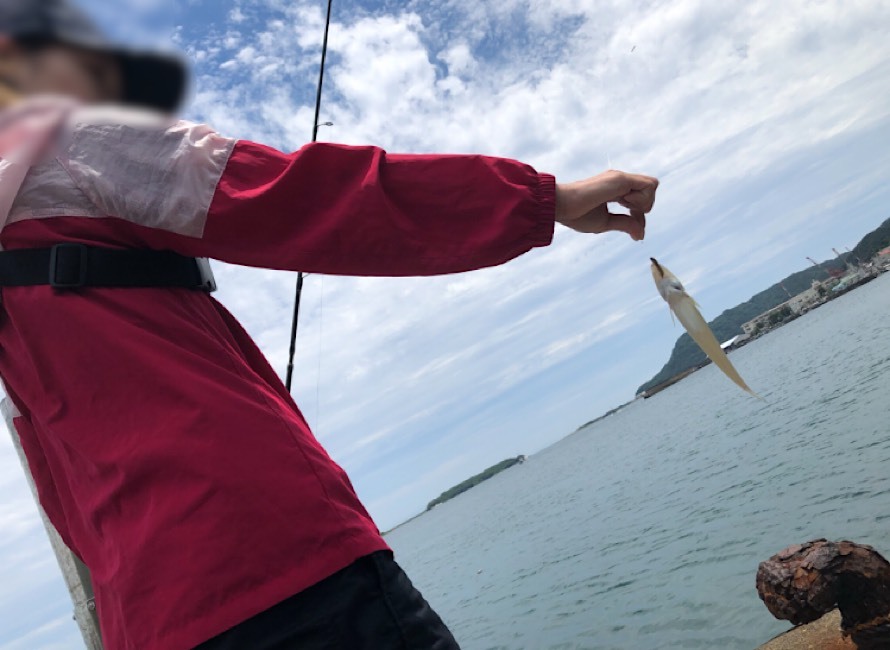 小さくても釣れたら楽しい！