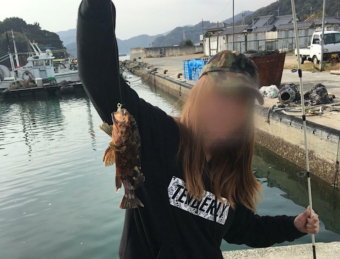 釣りを始めた頃にワームで釣った根魚