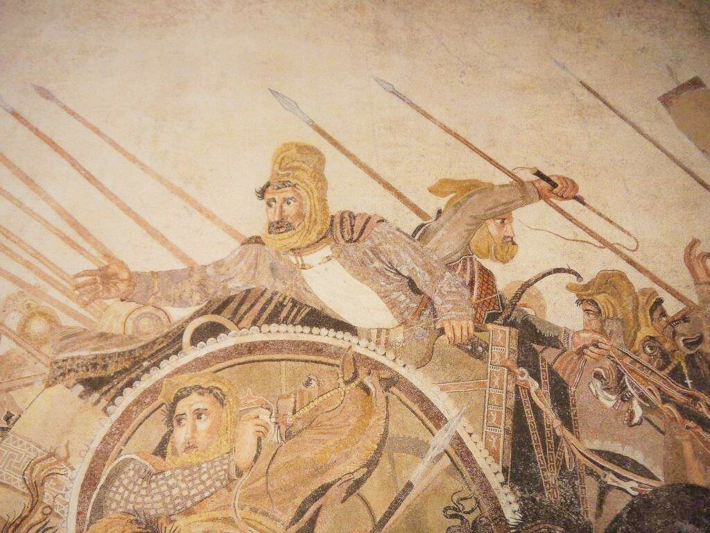 ダレイオス3世「アレクサンドロス大王のモザイク」