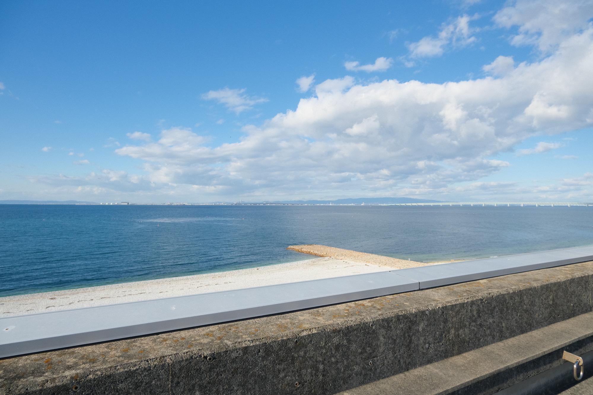 目の前に広がる雄大な海