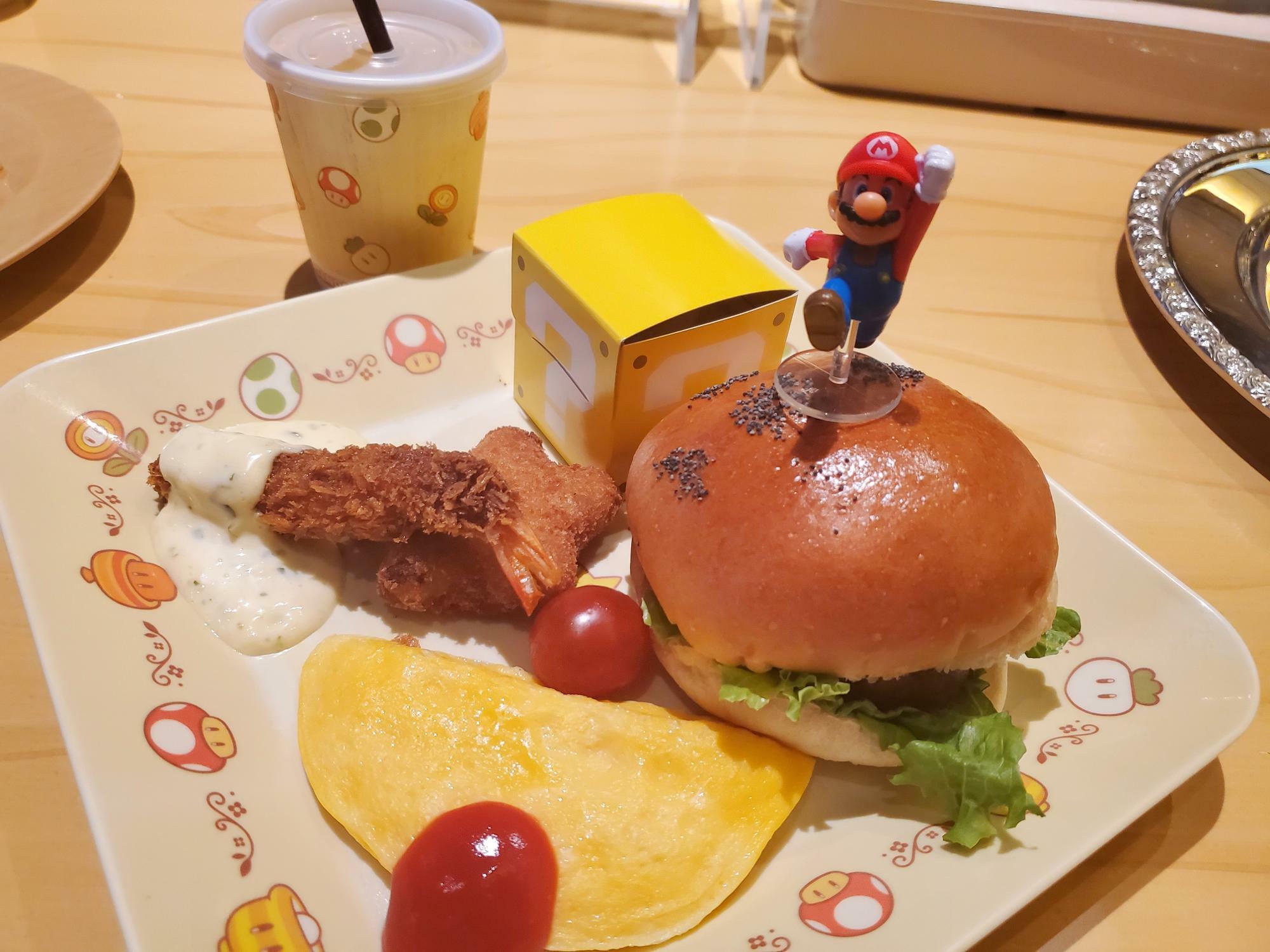 USJ】マリオのピック付きメニュー！「キノピオ・カフェ」のお子さま