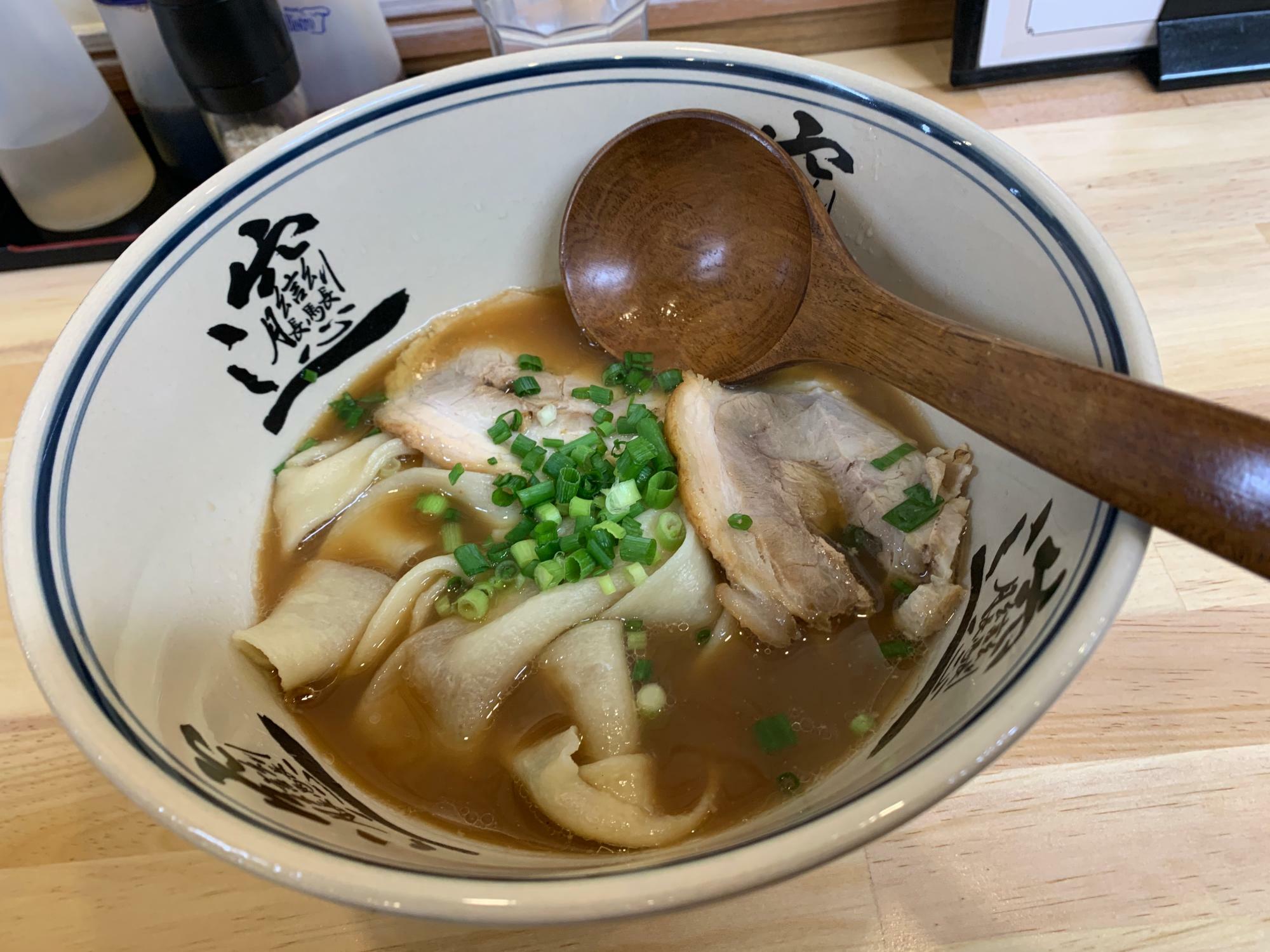 豚の角煮ビャンビャン麺（醤油）