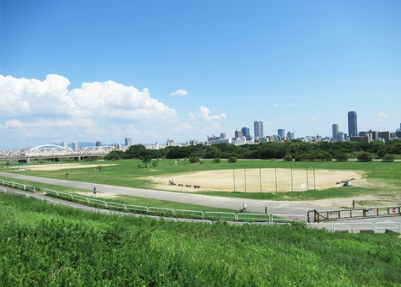 西中島地区 野球場。