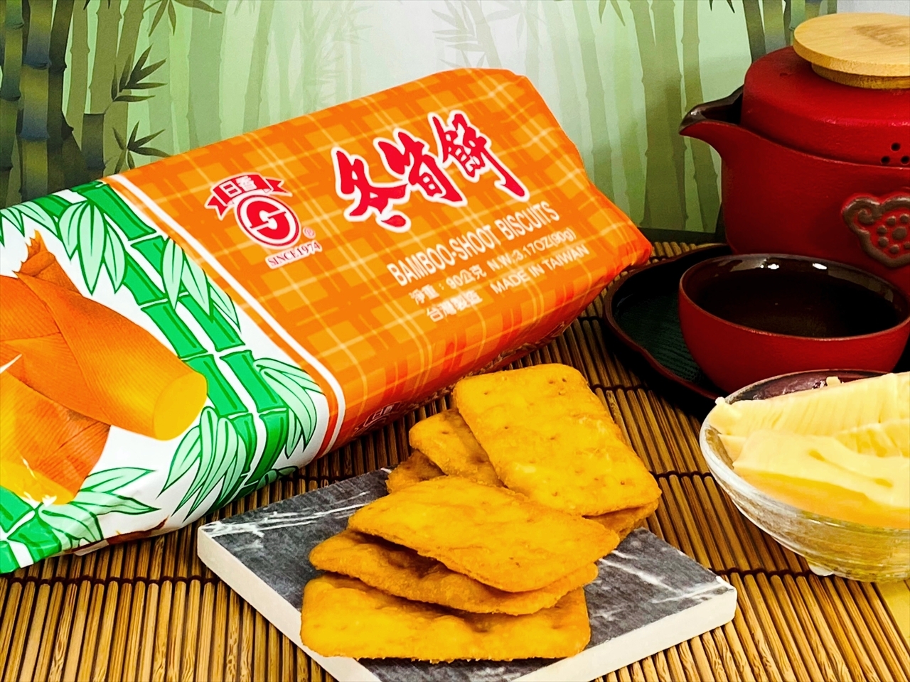 タケノコをお菓子の原材料として用いるなんて、流石、“竹”の本場中華圏ですね。