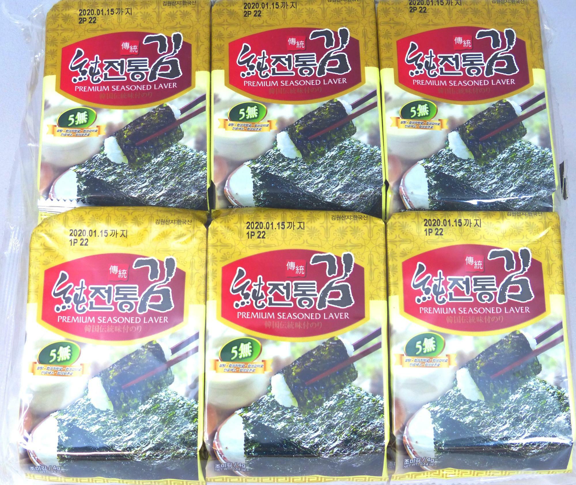 ソチョン　韓国伝統味付のり　8枚×12p入り 通常価格 429円