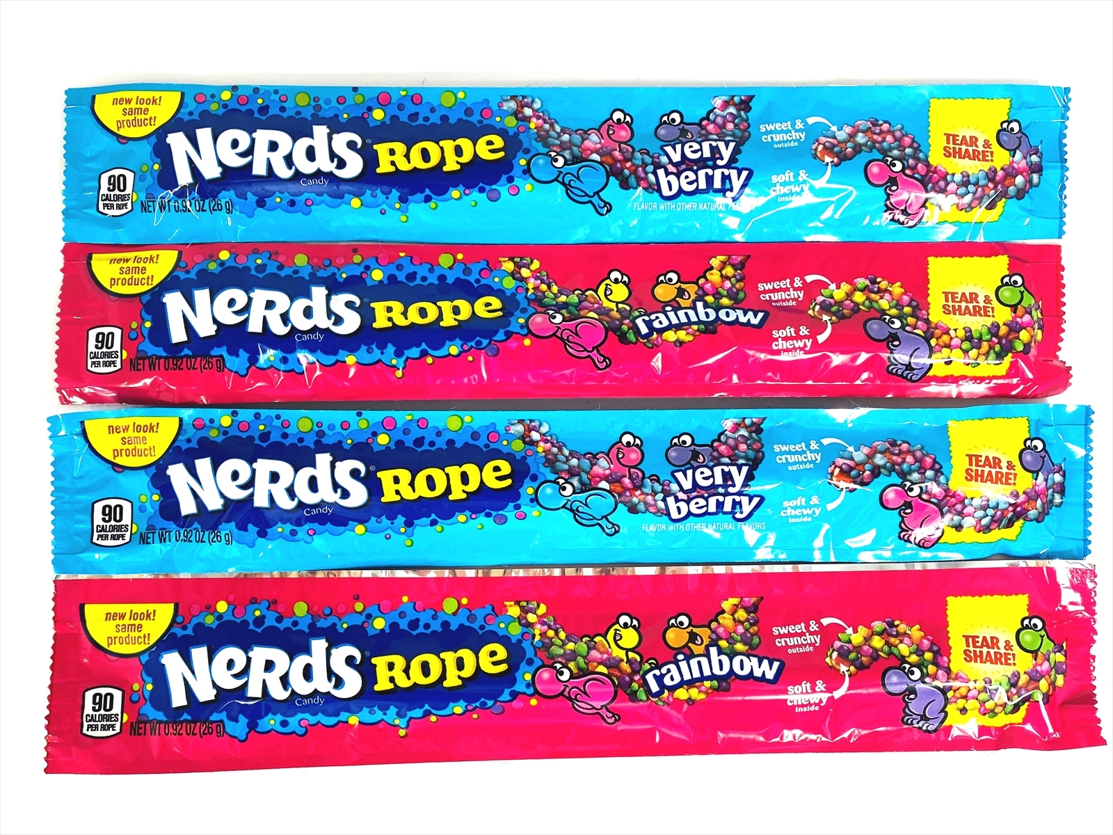 NeRds Rope Candy Very Berry and Rainbow