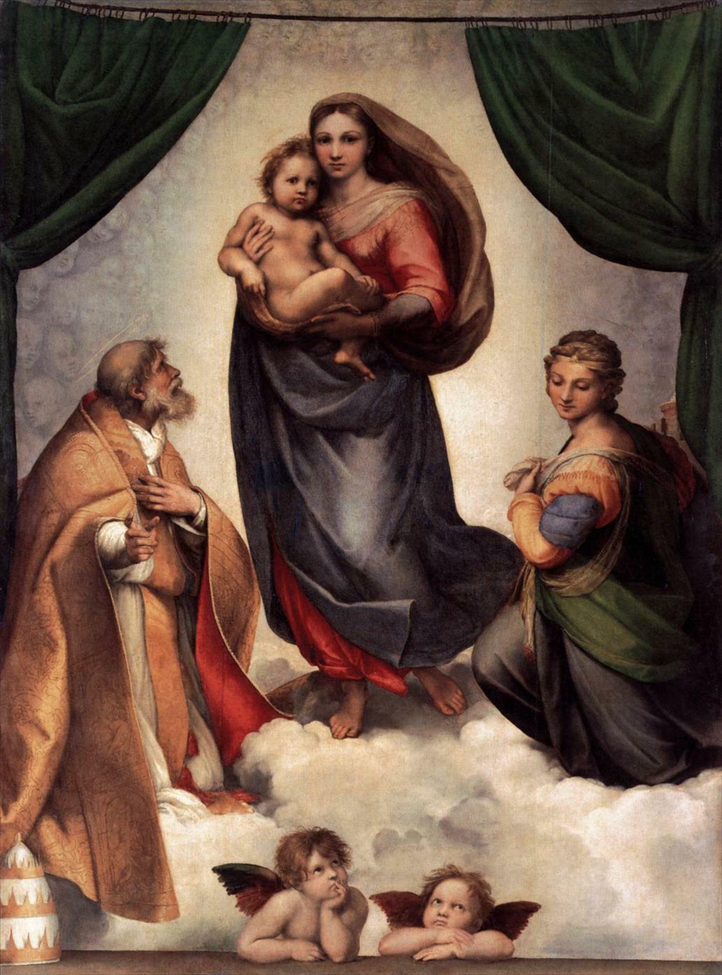 出典：Web Gallery of Art - The Sistine Madonna