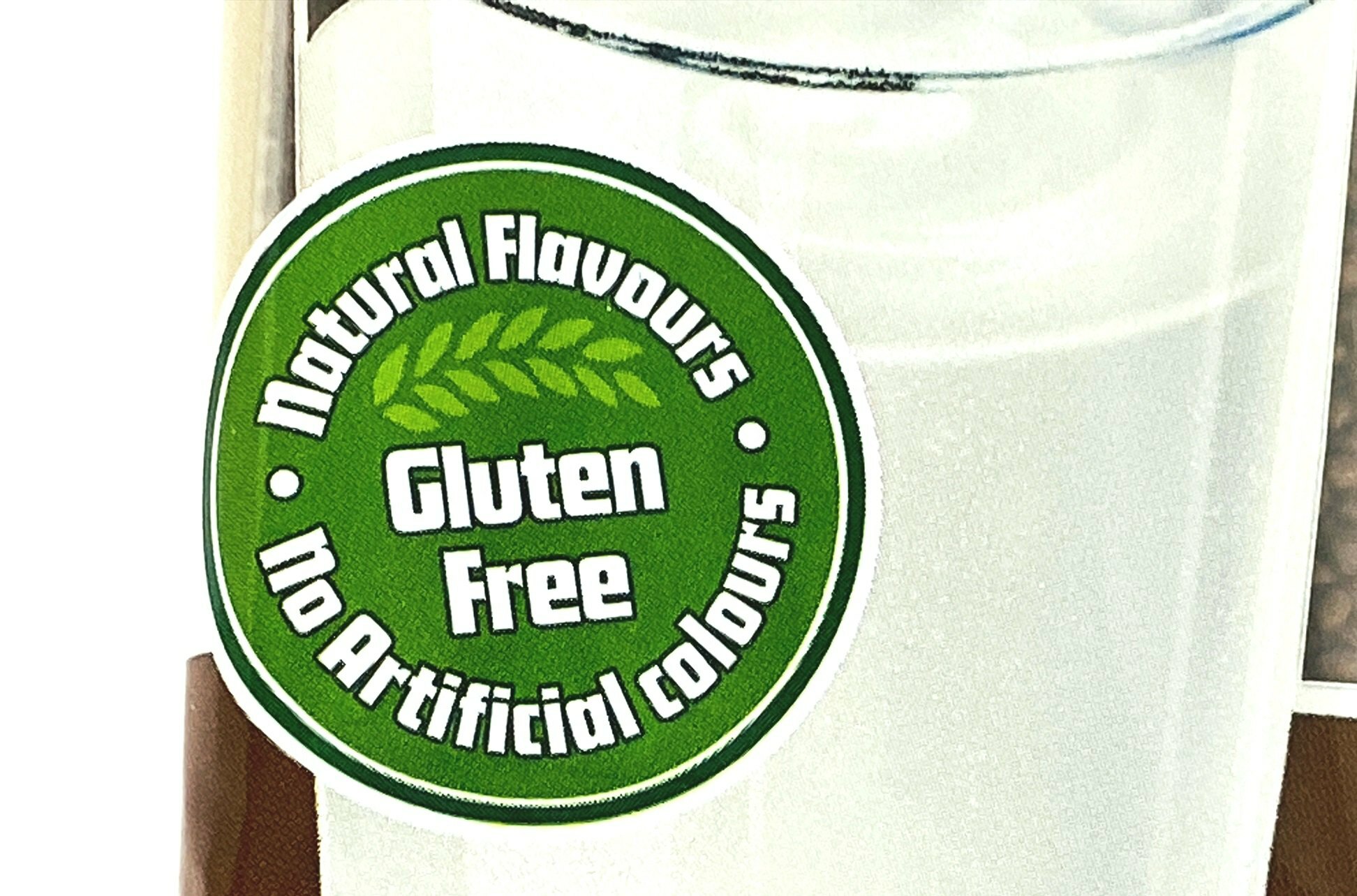 Natural Flavours, Gluten Free, No Artificial Colours.
