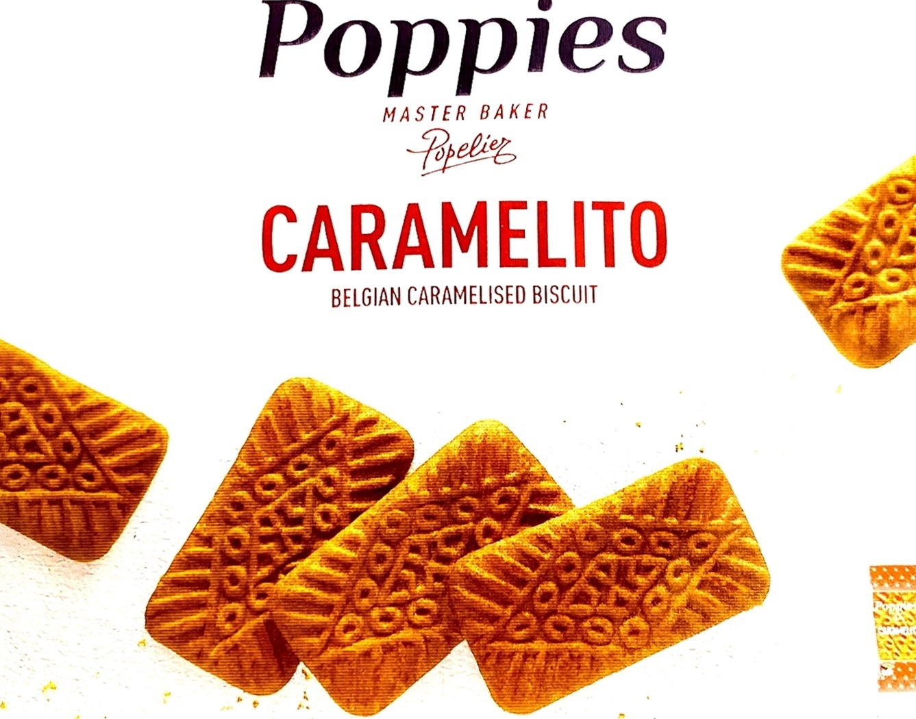 Poppies Caramelito Belgian Caramelised Biscuit.