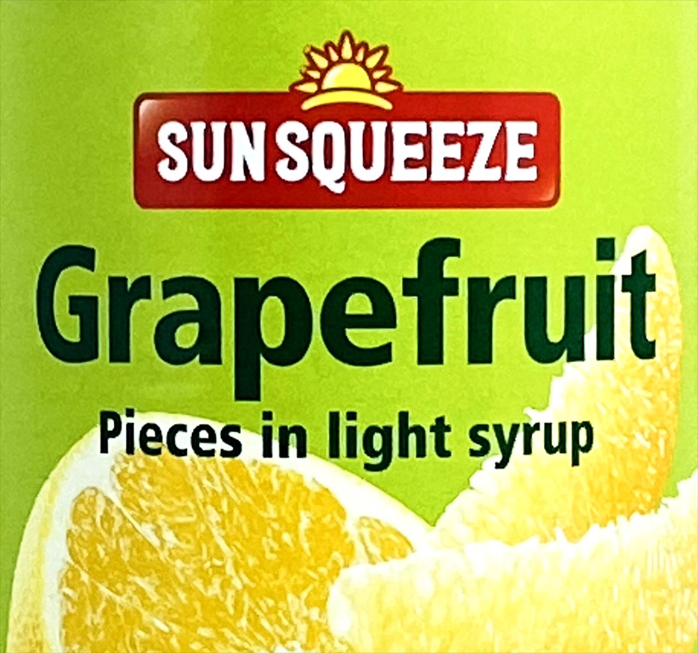 Pieces in light syrup.