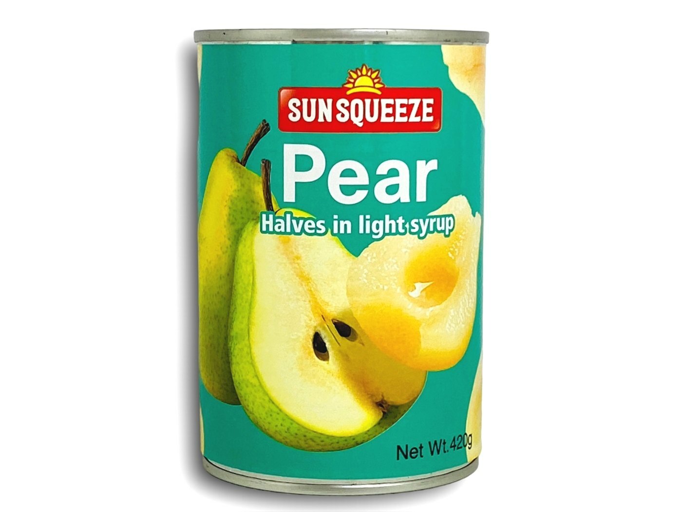 Sun Squeeze Pear Halves in light syrup