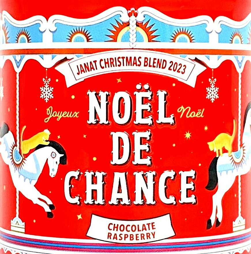 Janat Christmas Blend 2023, Noël de Chance, Chocolate Raspberry
