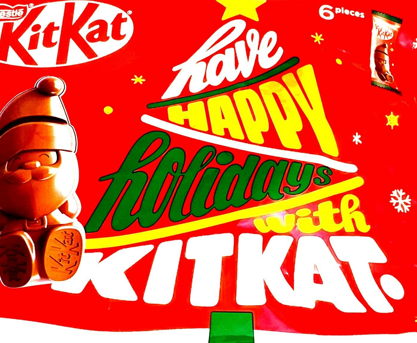 Have Happy Holidays with KitKat.
