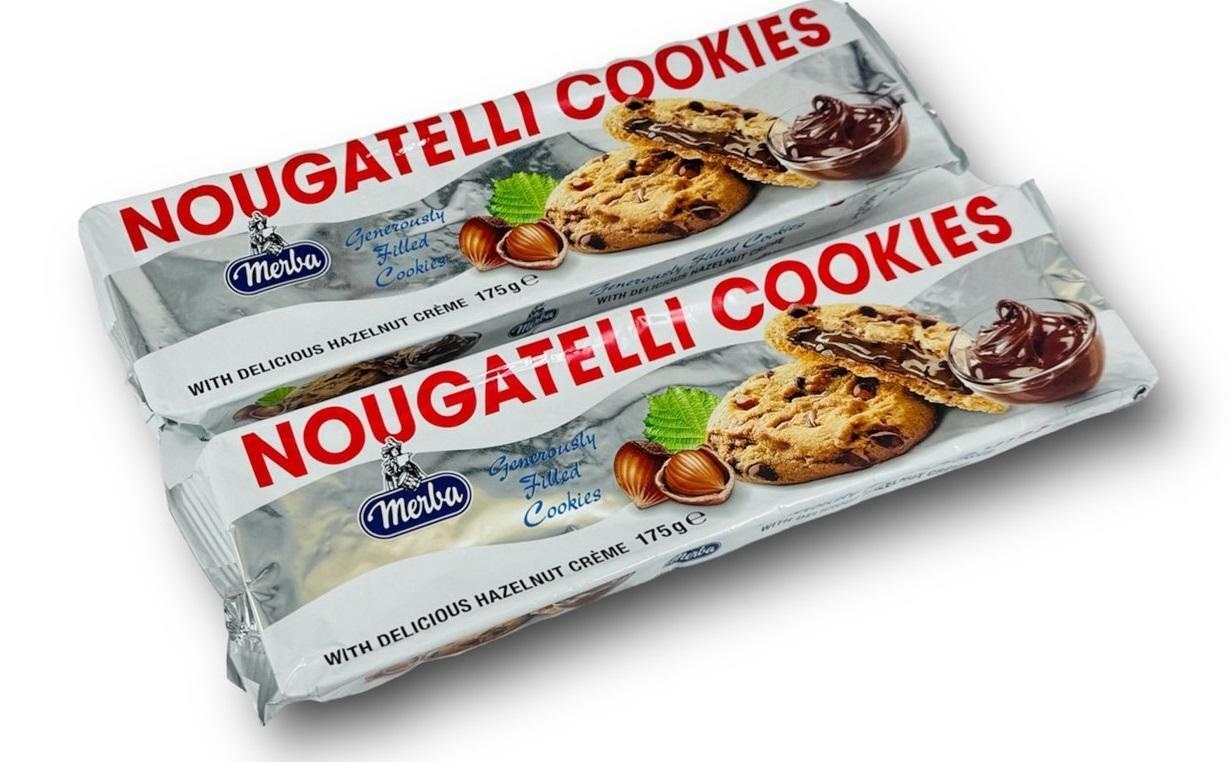 Merba Nougatelli Cookies with Delicious Hazelnut Creme
